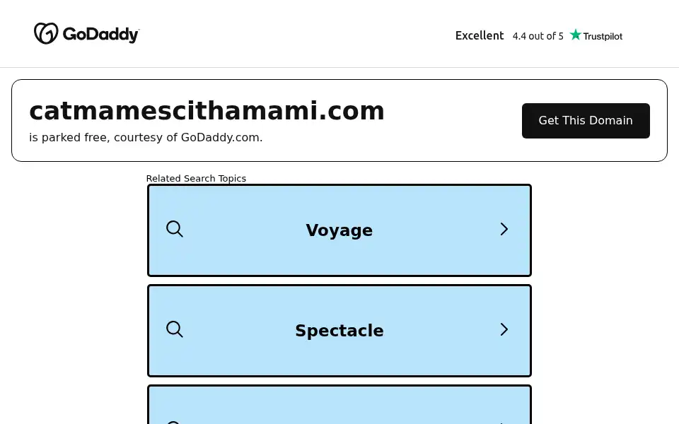 Screenshot of catmamescithamami.com