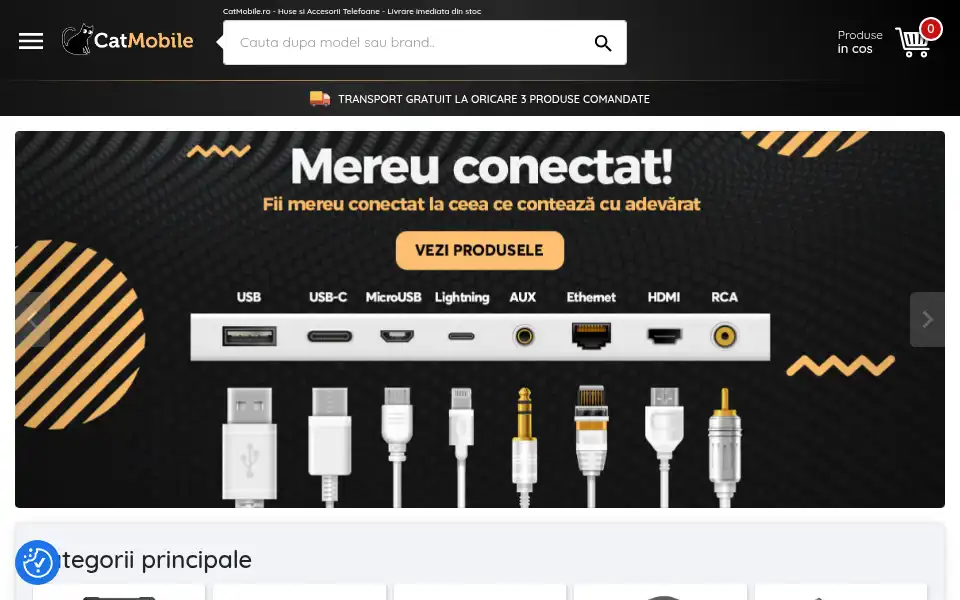Screenshot of catmobile.ro