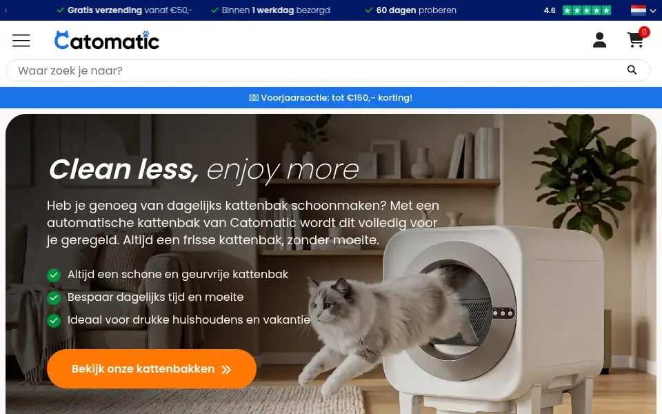 Screenshot of catomatic.nl