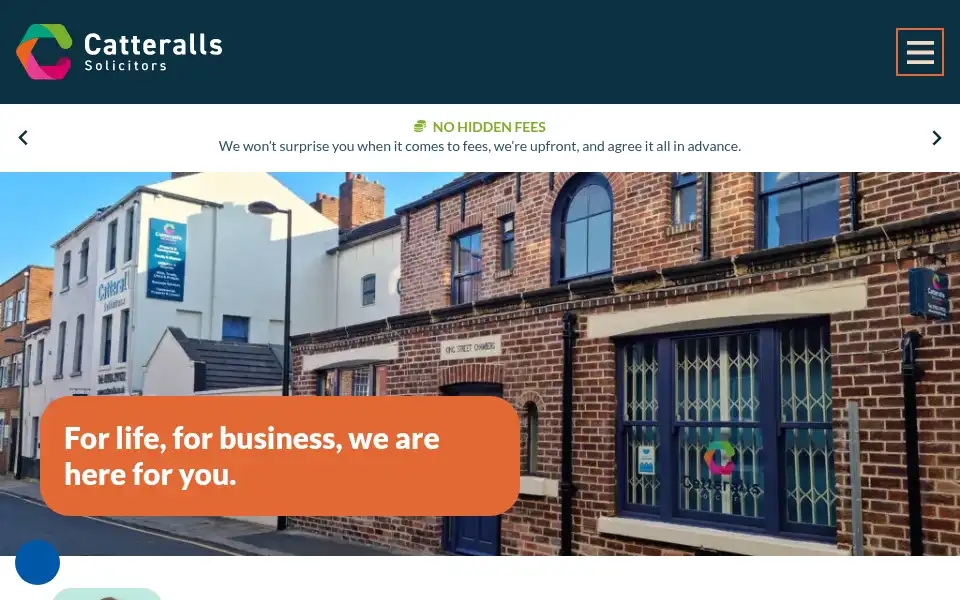 Screenshot of catteralls.co.uk