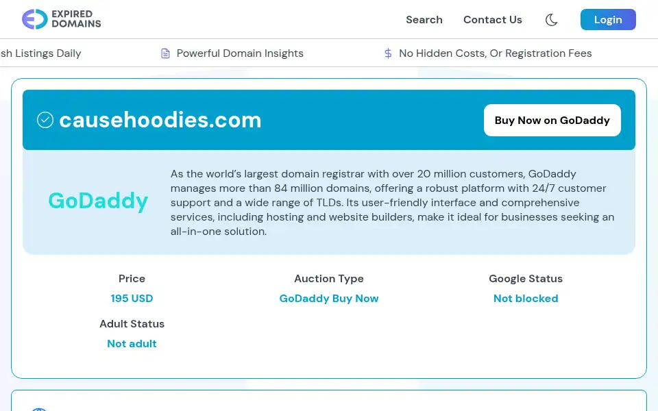 Screenshot of causehoodies.com