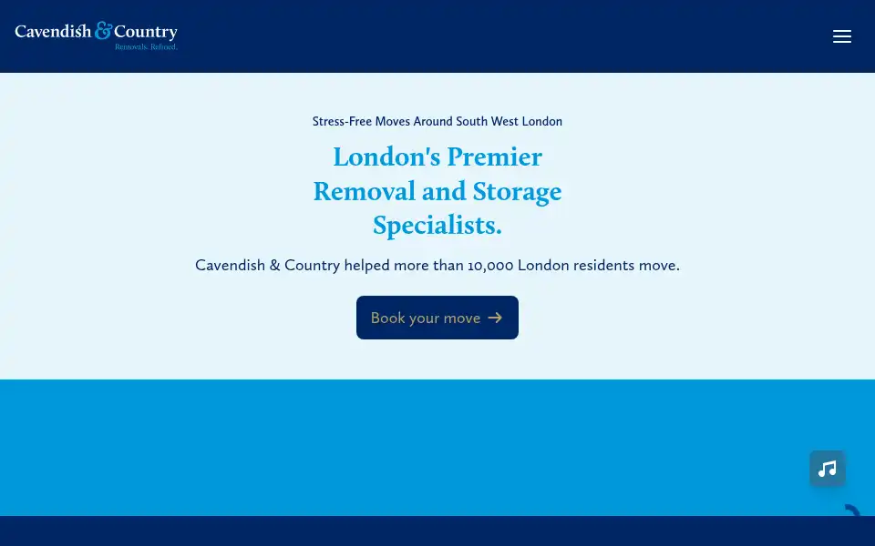 Screenshot of cavendishandcountry.com