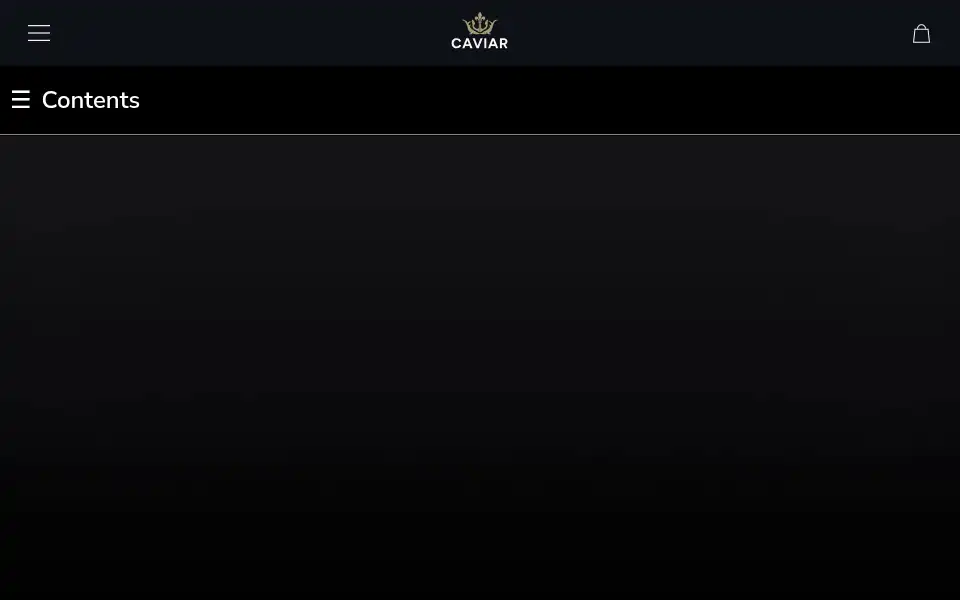 Screenshot of caviar.global