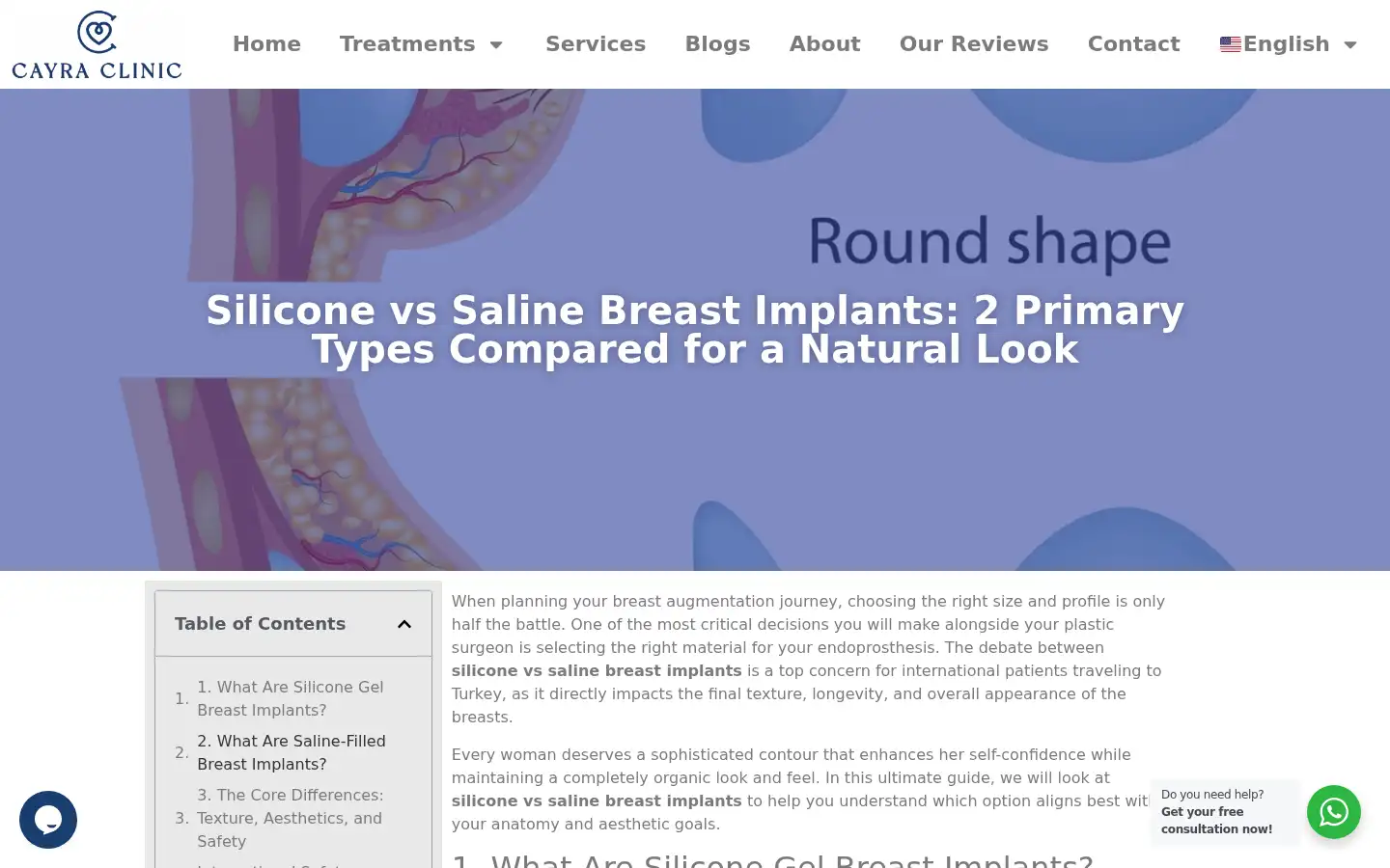 Screenshot of cayraclinic.com