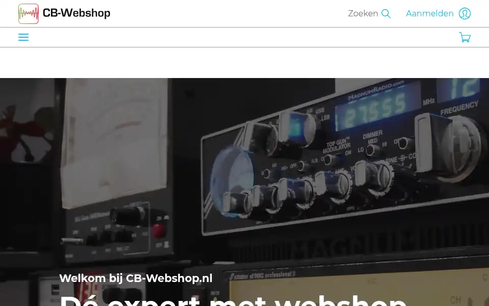 Screenshot of cb-webshop.nl