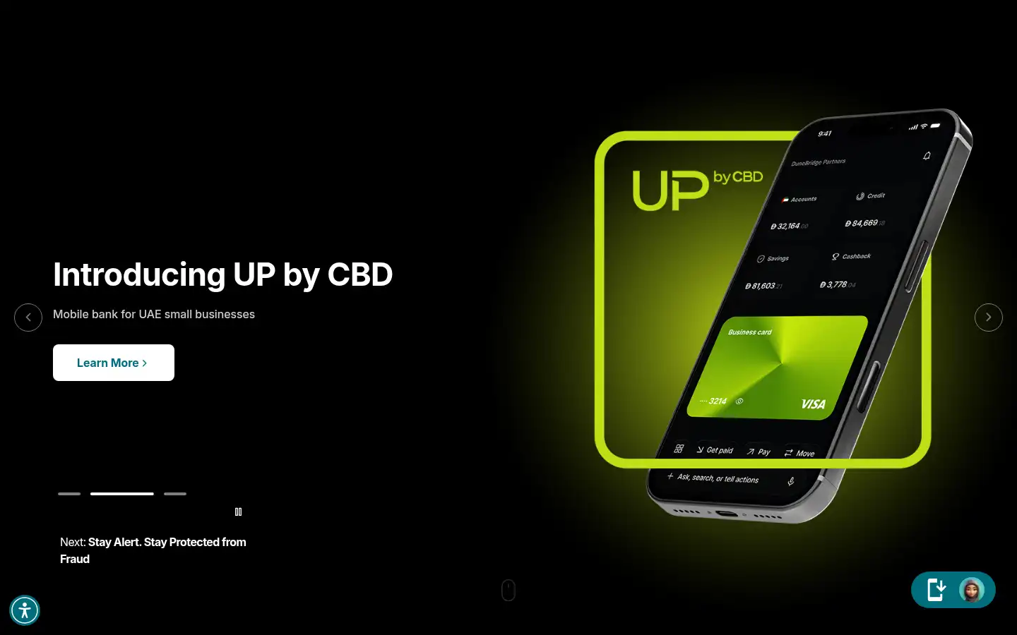 Screenshot of cbd.ae