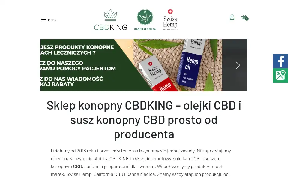 Screenshot of cbdking.pl