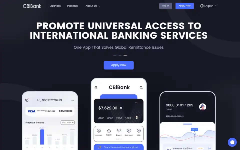 Screenshot of cbibank.com