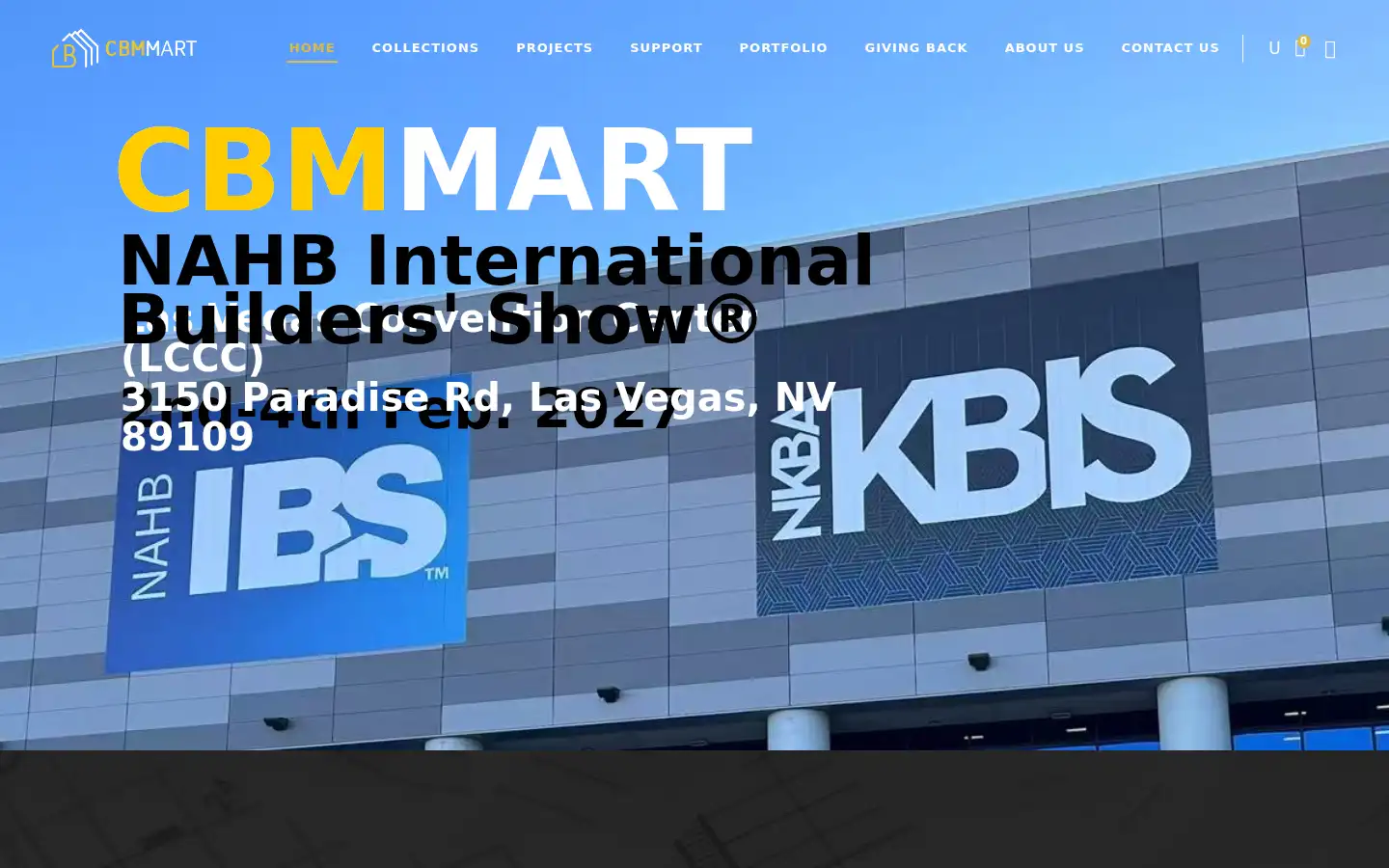 Screenshot of cbmmart.com
