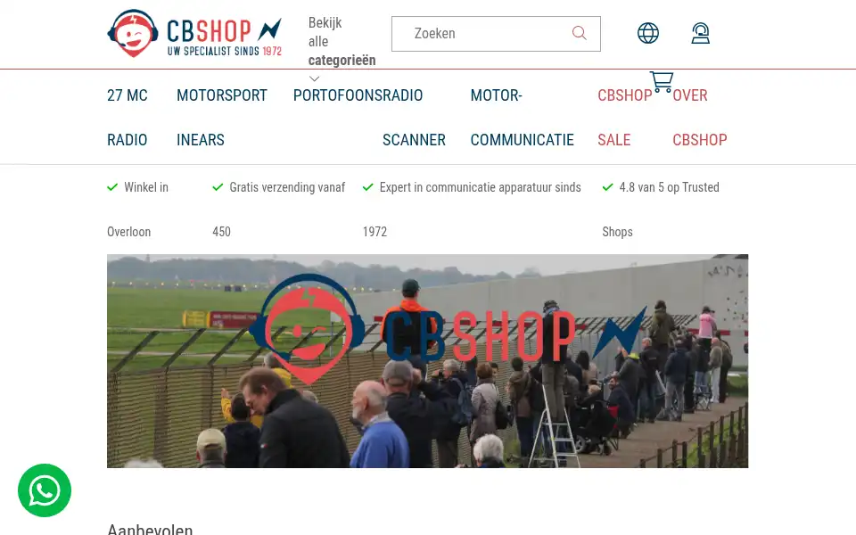 Screenshot of cbshop.com