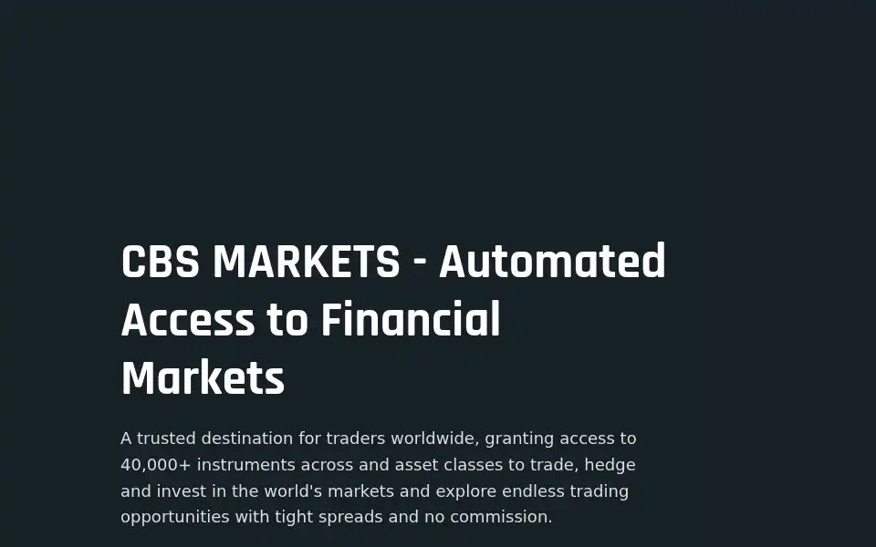 Screenshot of cbsmarkets.com