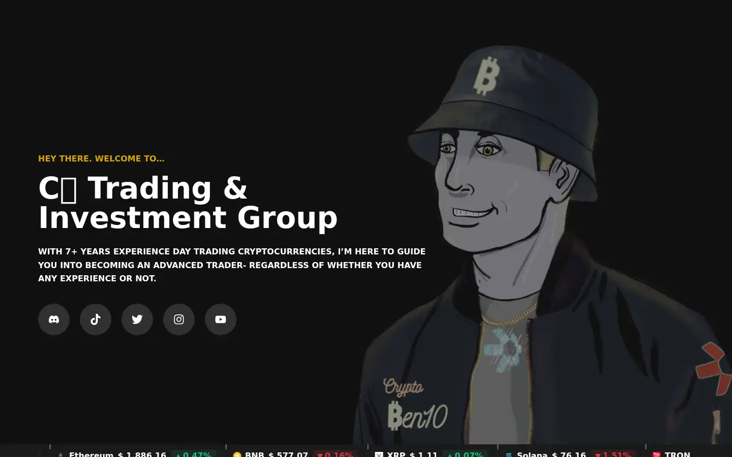 Screenshot of cbtrading.io