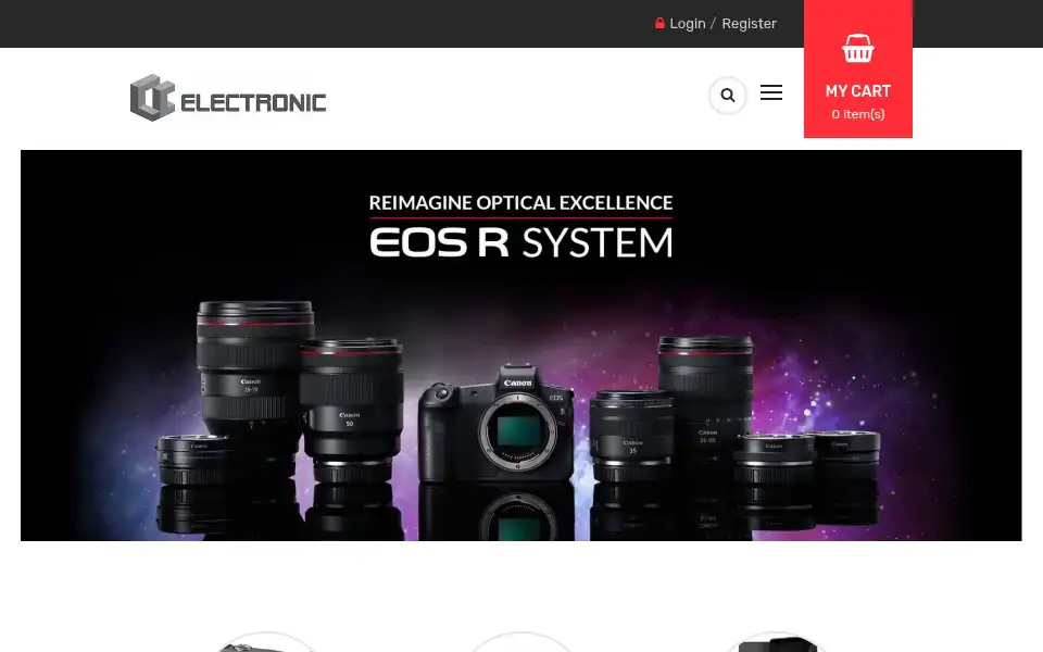 Screenshot of cc-electronics.com