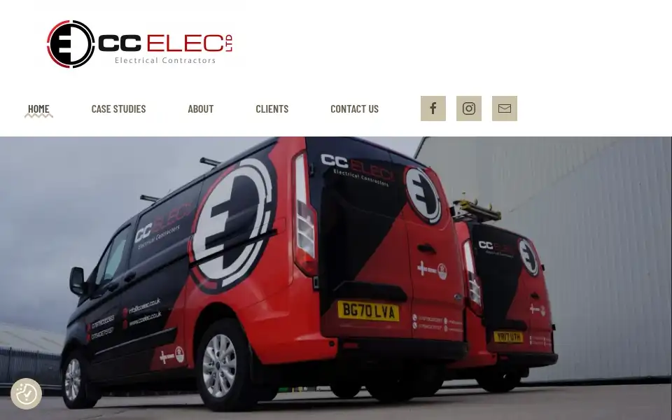 Screenshot of ccelec.co.uk