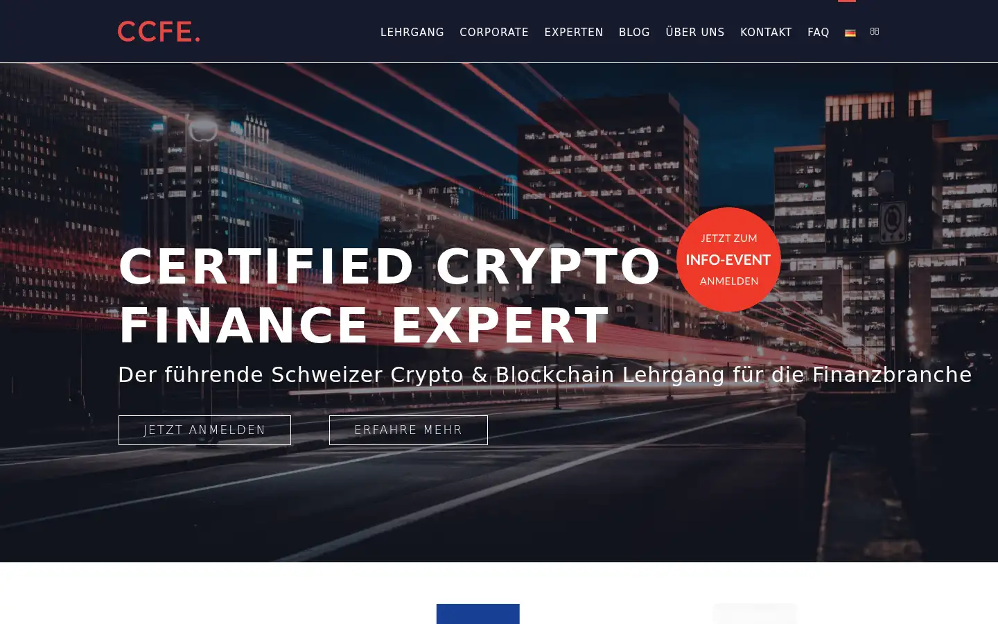 Screenshot of ccfe.ch