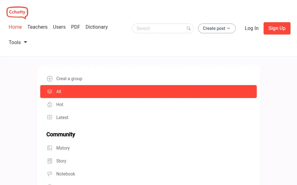 Screenshot of cchatty.com
