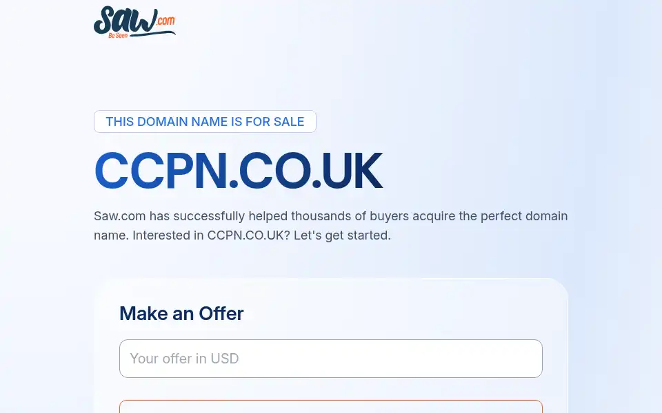 Screenshot of ccpn.co.uk