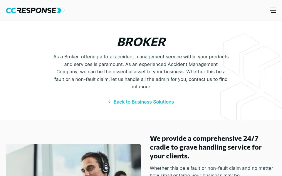 Screenshot of ccresponse.co.uk