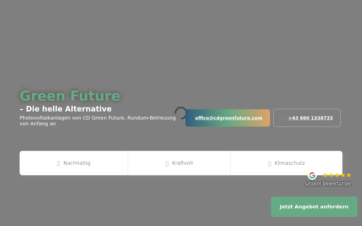 Screenshot of cdgreenfuture.com