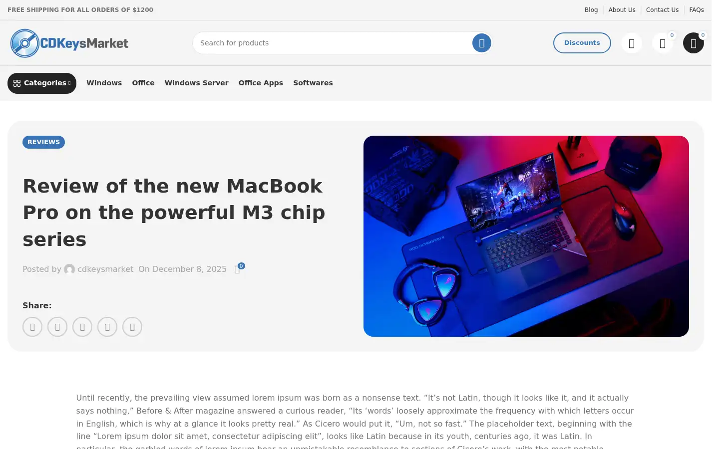 Screenshot of cdkeysmarket.com