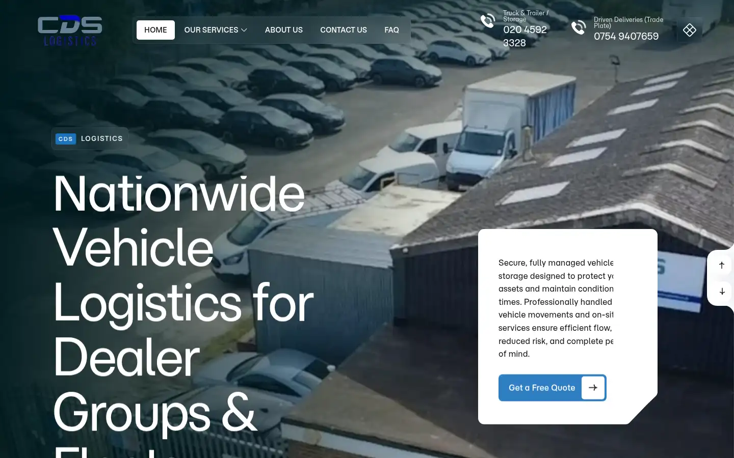 Screenshot of cdscarmovements.co.uk