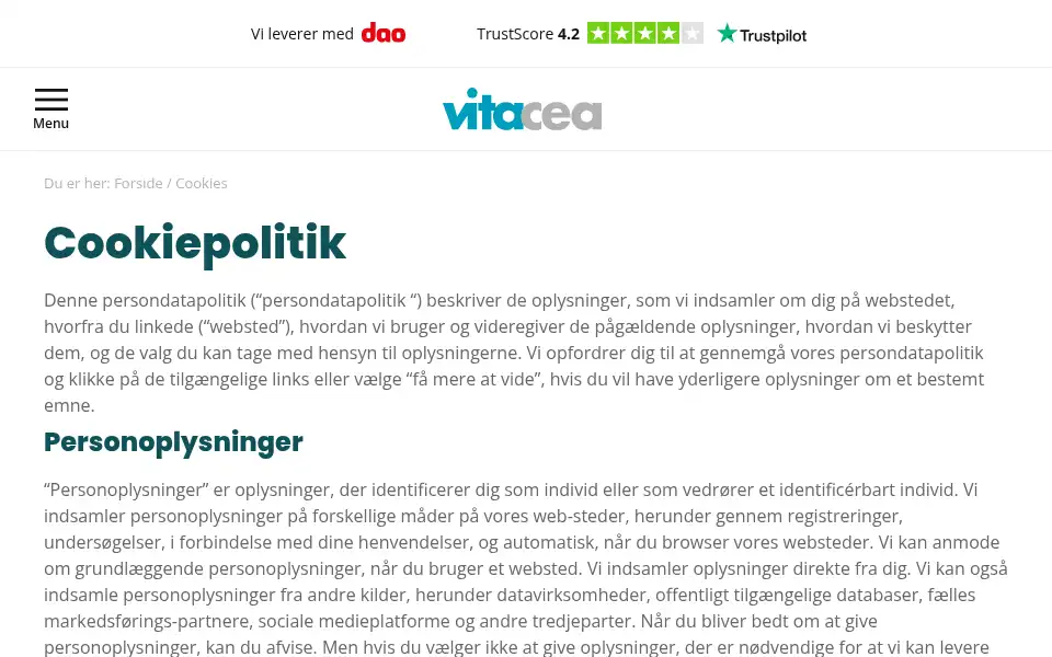 Screenshot of cealab.dk