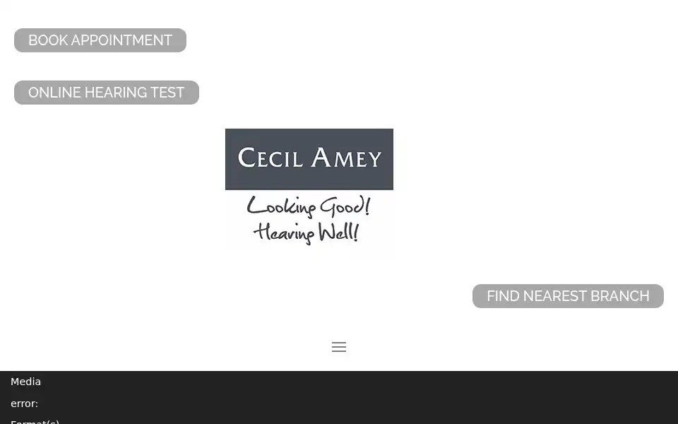 Screenshot of cecilameyopticians.co.uk