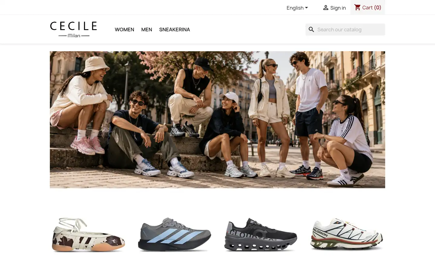 Screenshot of cecilemilan.com