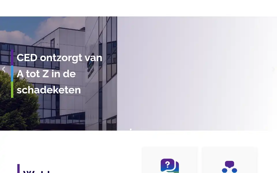 Screenshot of ced.nl