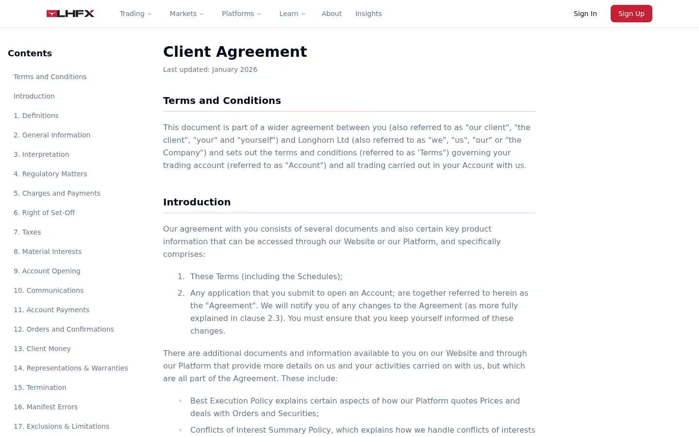 Screenshot of cedarfx.com