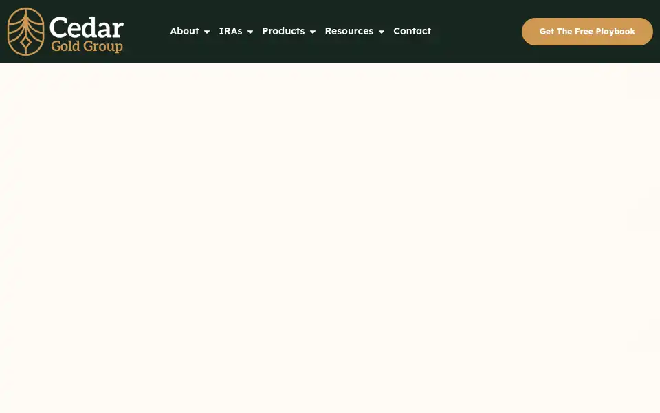 Screenshot of cedargoldgroup.com