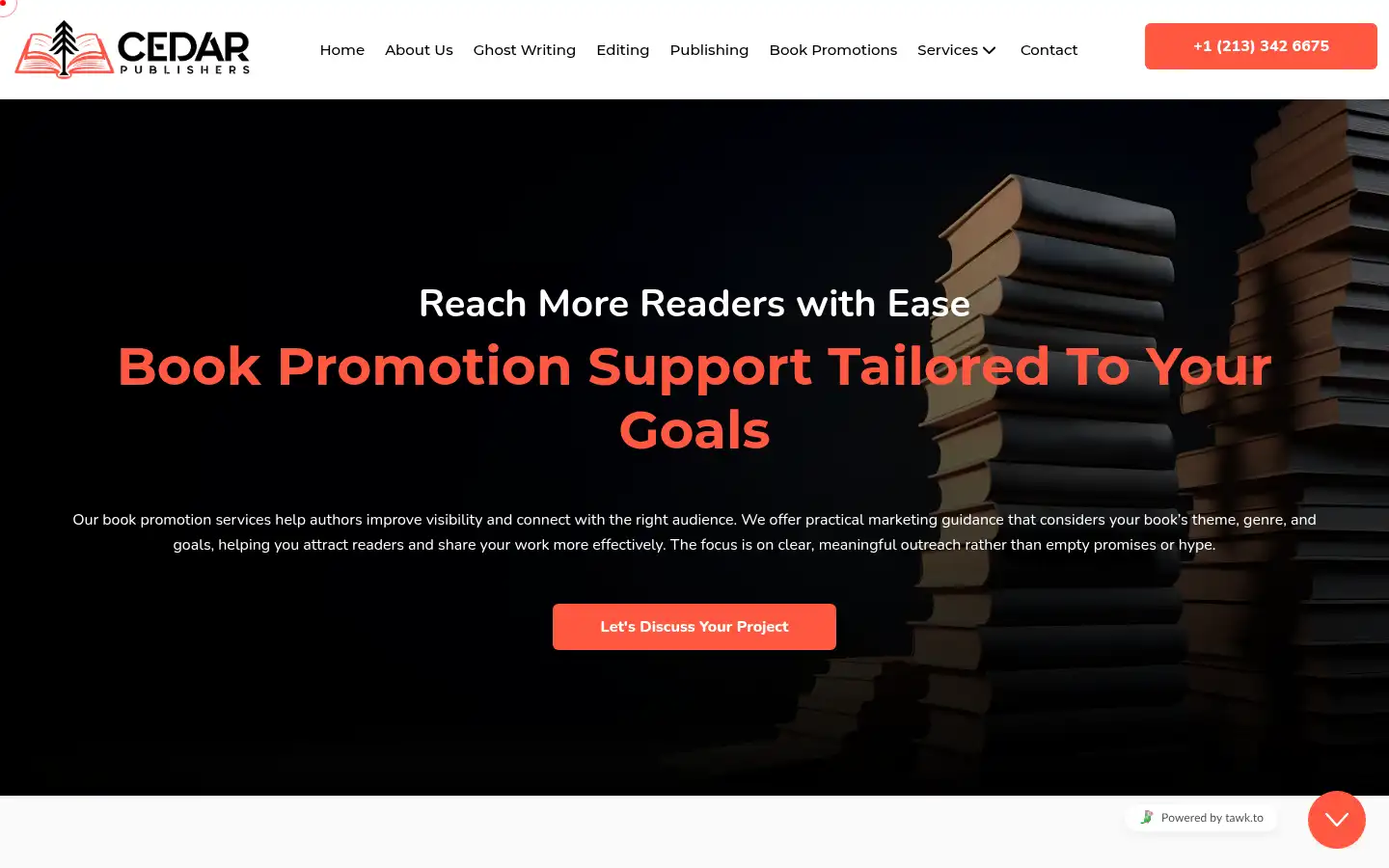 Screenshot of cedarpublishers.com