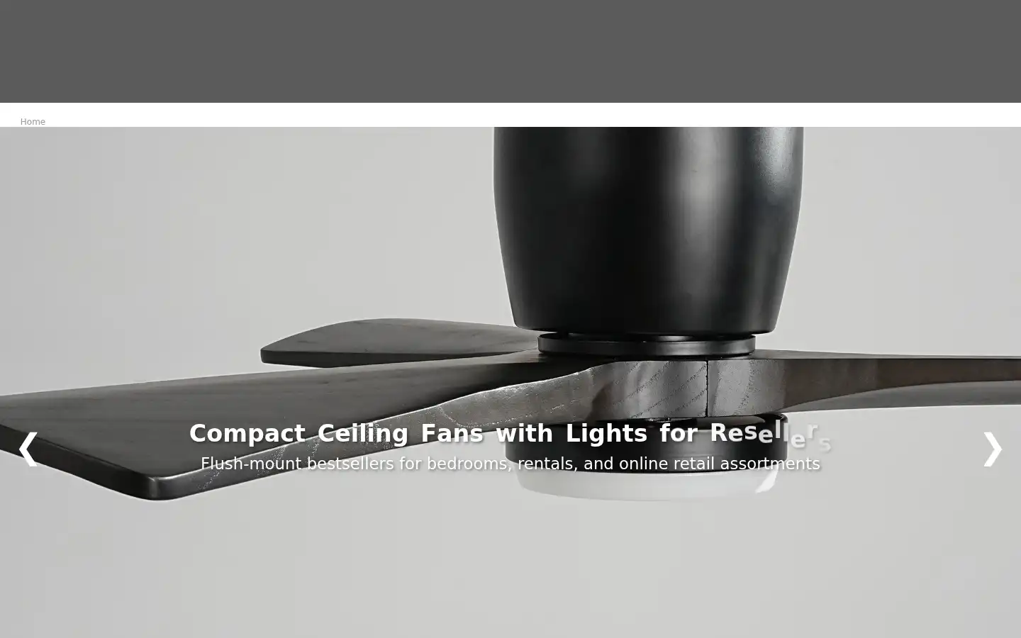 Screenshot of ceilingfanhub.com