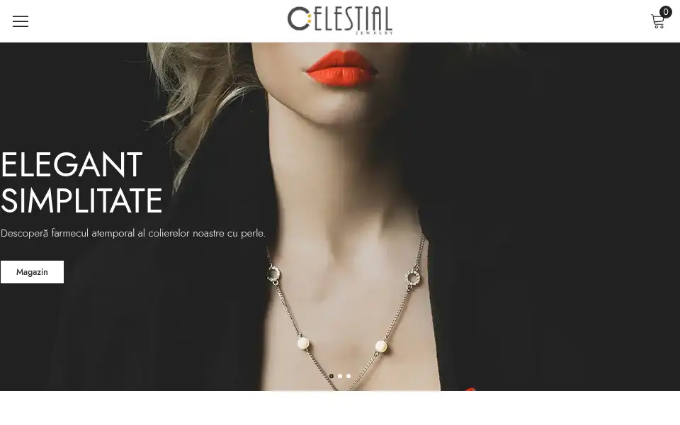 Screenshot of celestial.ro