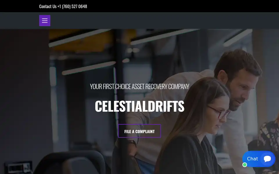 Screenshot of celestialdrifts.com