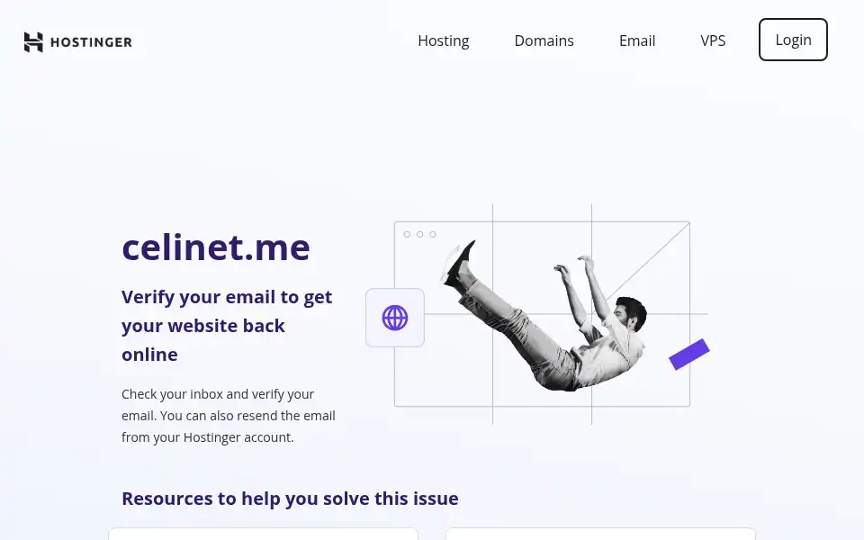 Screenshot of celinet.me