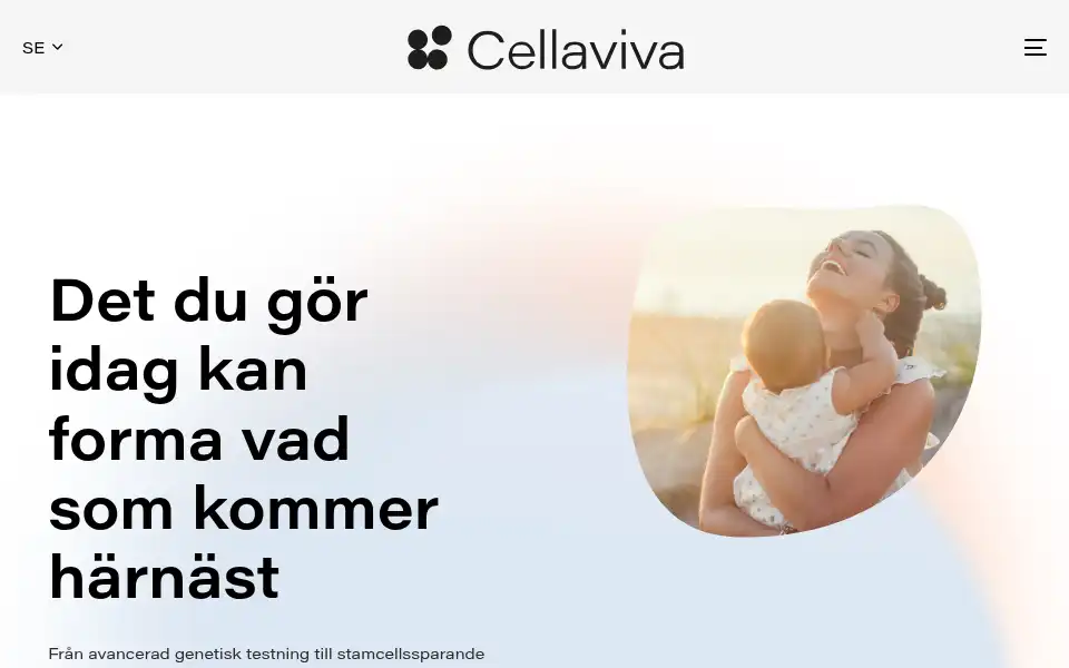 Screenshot of cellaviva.se