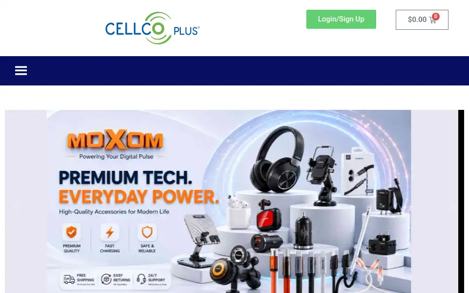 Screenshot of cellcoplus.com
