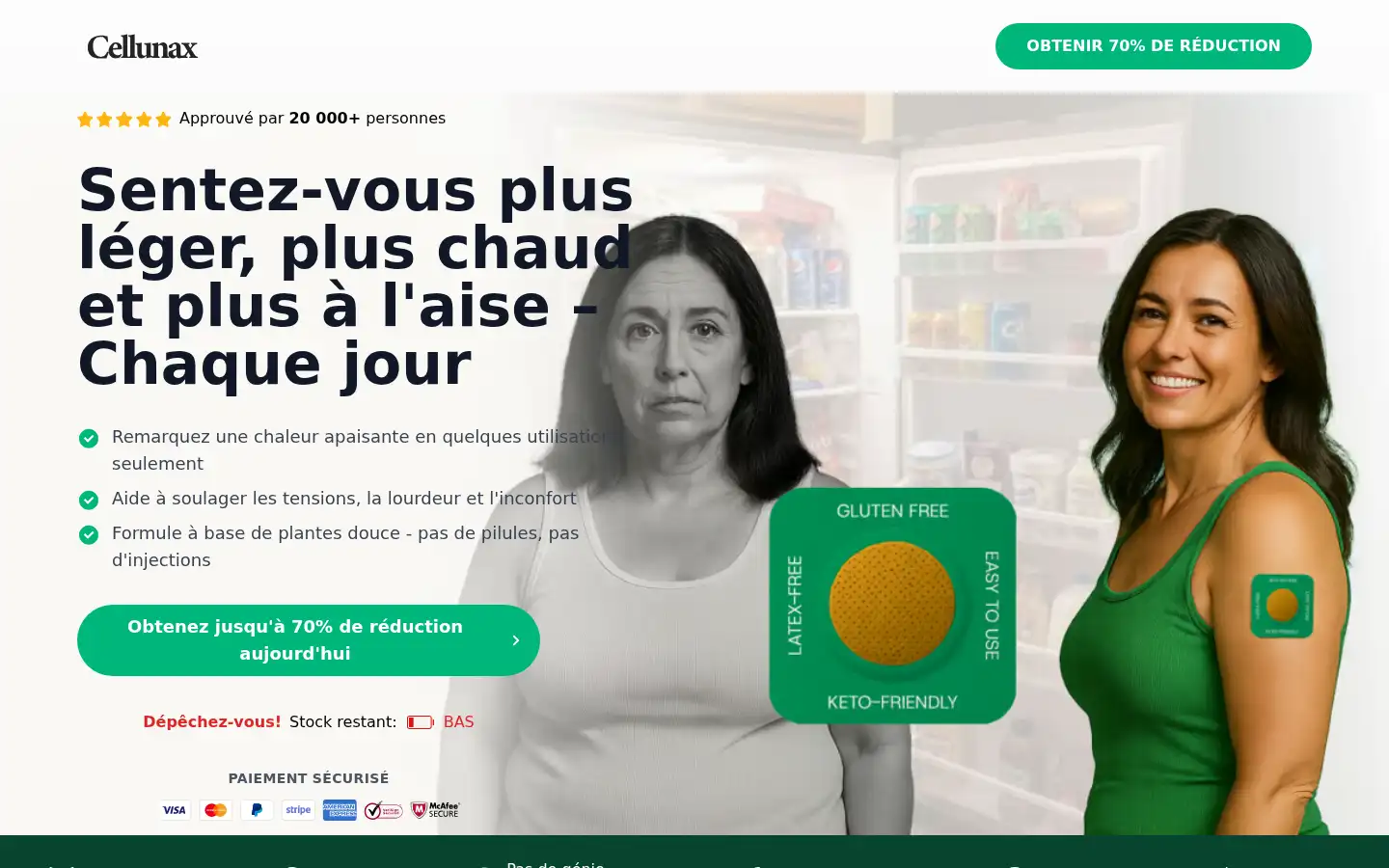 Screenshot of cellunax.com