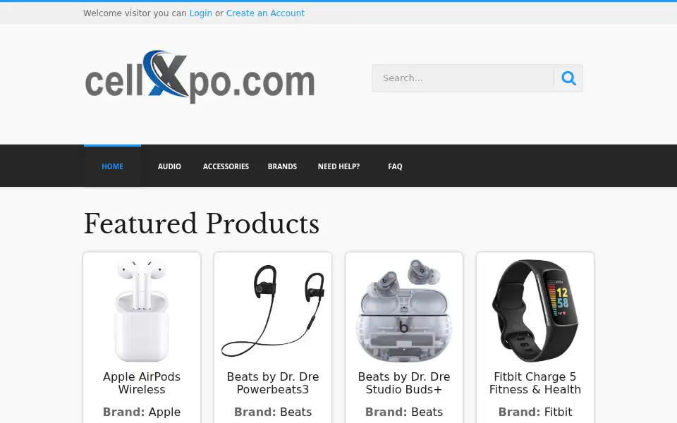 Screenshot of cellxpo.com