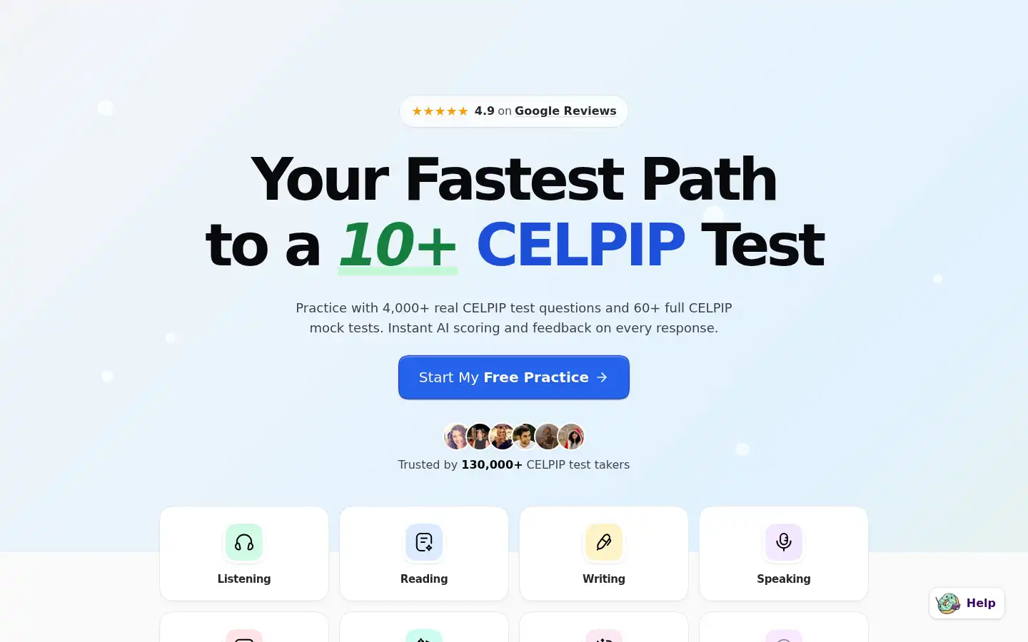 Screenshot of celtestpip.com