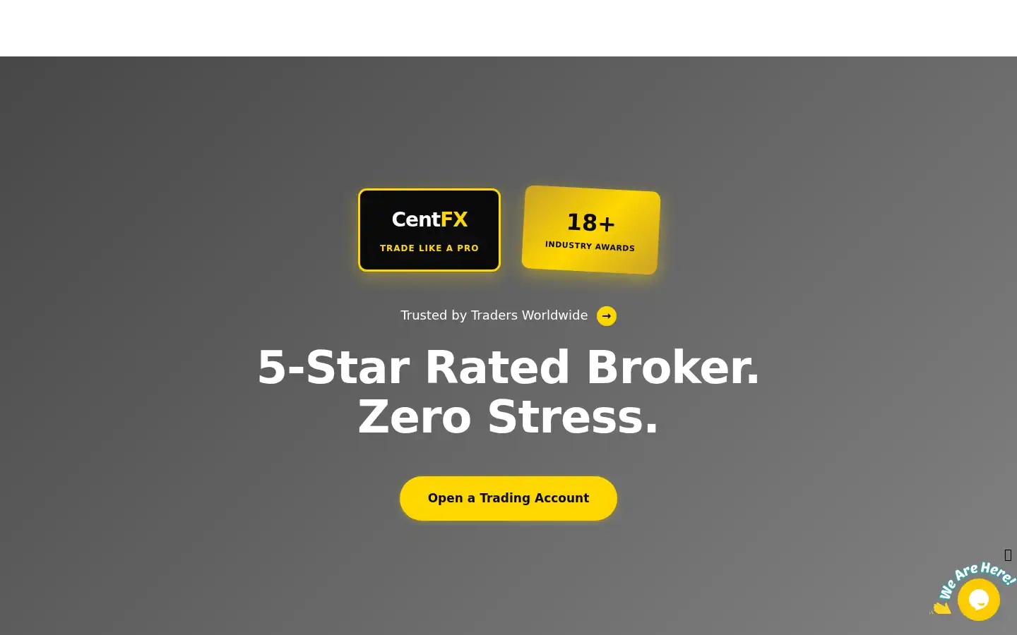Screenshot of centfx.com