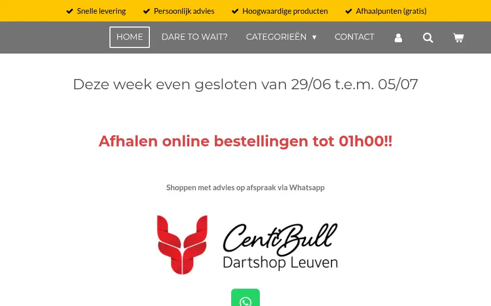 Screenshot of centi-bull.be
