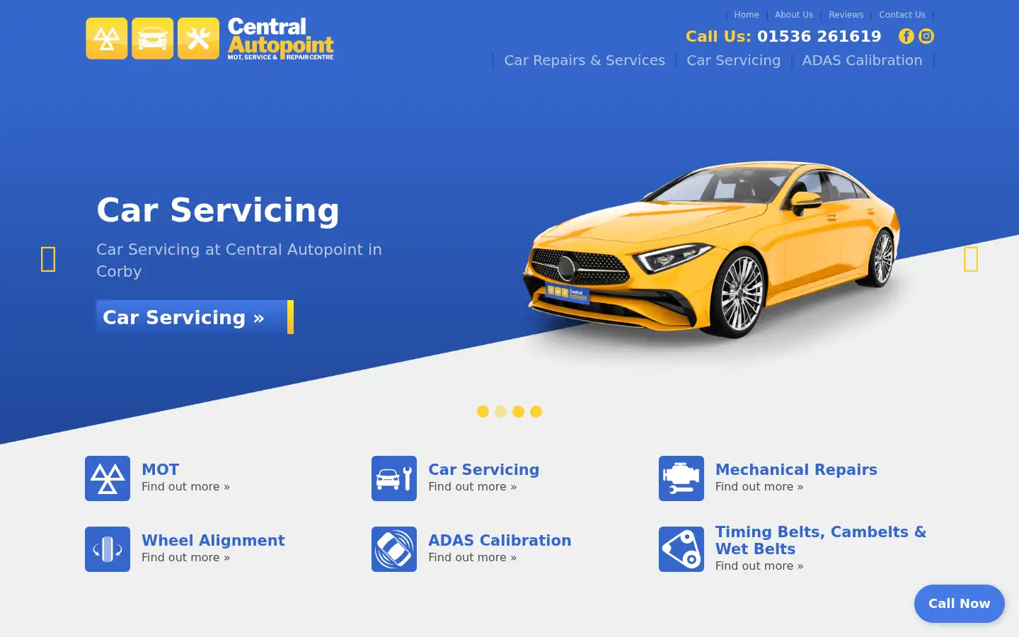 Screenshot of centralautopoint.com