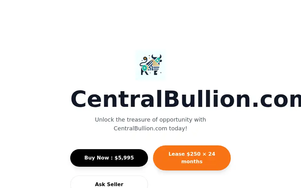 Screenshot of centralbullion.com
