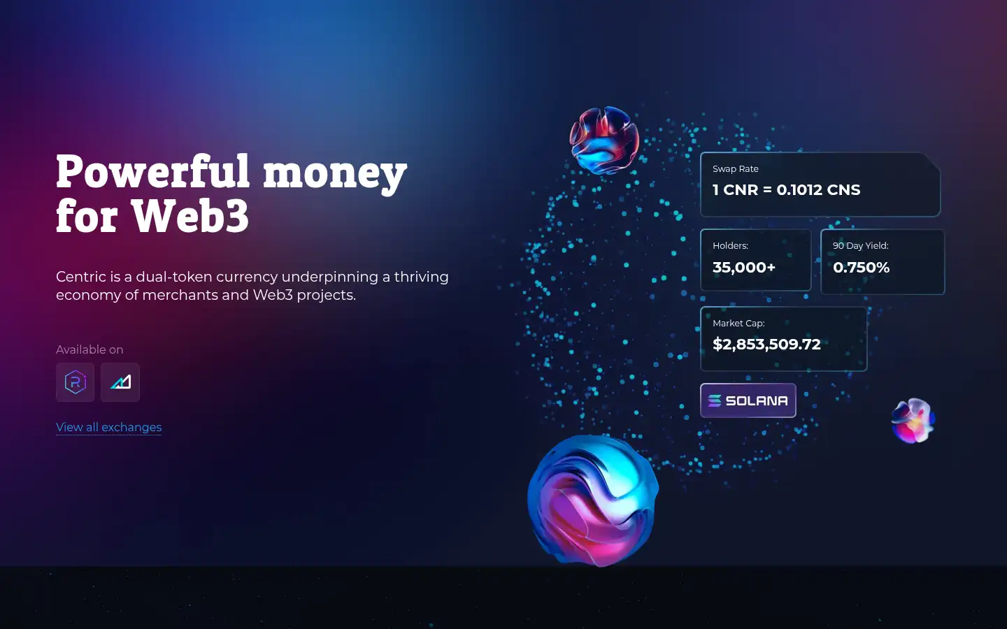 Screenshot of centric.com