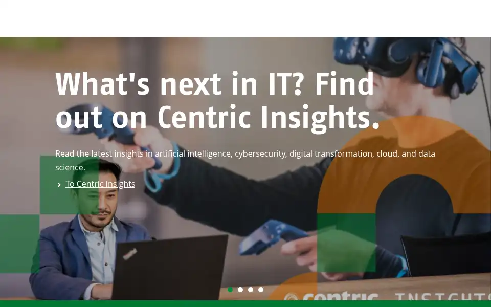 Screenshot of centric.eu