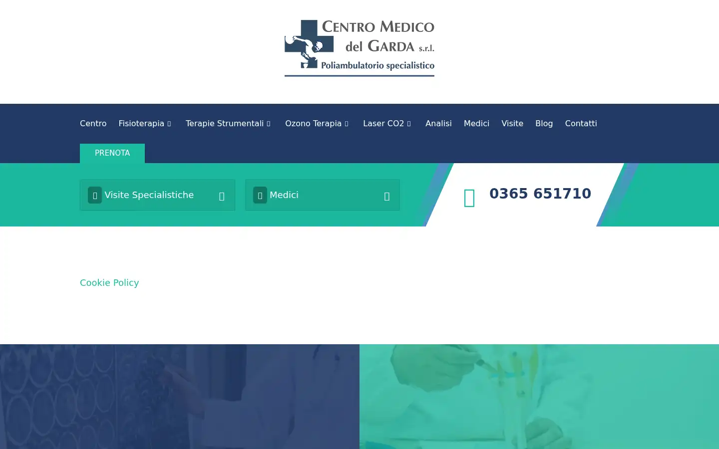 Screenshot of centromedicodelgarda.com