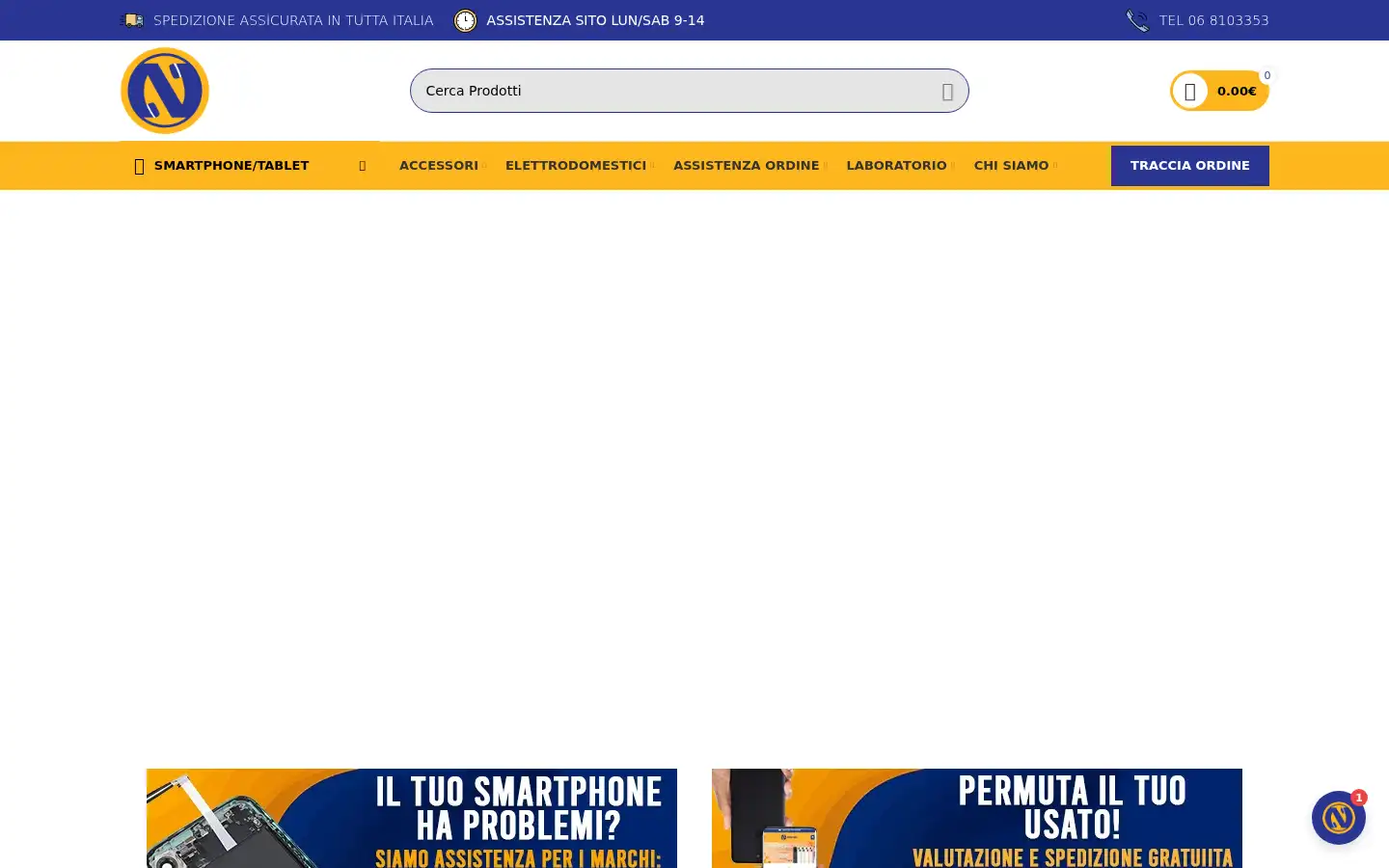Screenshot of centronoli.it