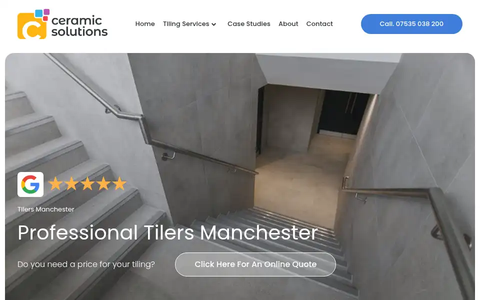 Screenshot of ceramsol.co.uk